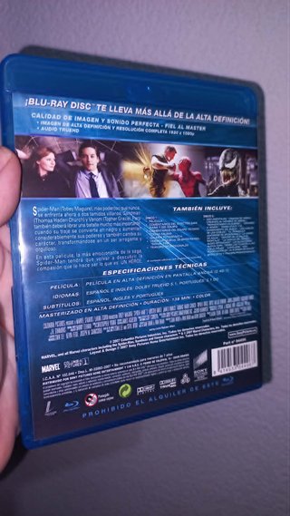 Blu-ray Spider-Man 3 (2 Discos) - 2007