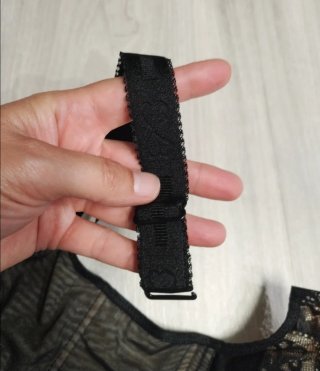 Sujetador moldeador encaje negro 38/85
