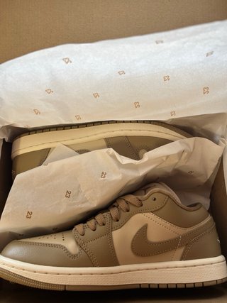 Nike Air Jordan 1 Low Beige/Taupe Nuevas