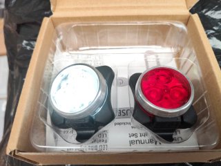 Luces LED para Bicicleta USB (Delantera y Trasera)
