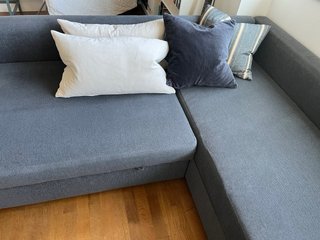 Sofá cama 3 plazas gris ELEGANTE Y CÓMODO