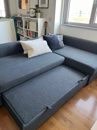 Sofá cama 3 plazas gris ELEGANTE Y CÓMODO