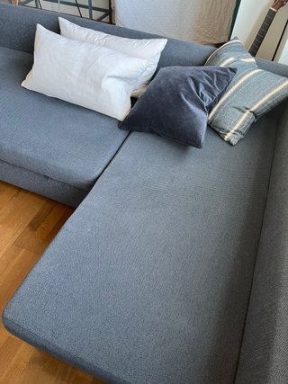 Sofá cama 3 plazas gris ELEGANTE Y CÓMODO
