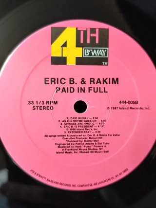 Vinilo Eric B. & Rakim - Paid In Full LP