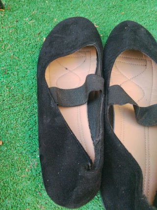 Zapatos planos negros talla 41