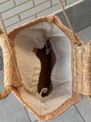 Bolso de rafia Zara