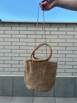 Bolso de rafia Zara