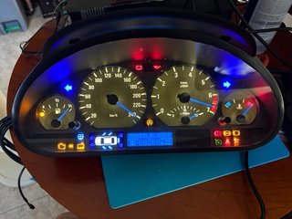 Marcador BMW E46 Gasolina Blue Edition