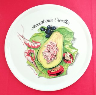 Vajilla Limoges Aguacates 7 Piezas