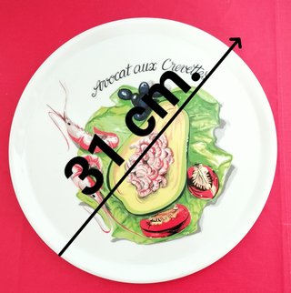 Vajilla Limoges Aguacates 7 Piezas