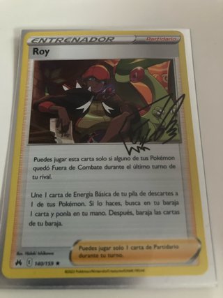 Carta Pokémon Entrenador Roy 140/159