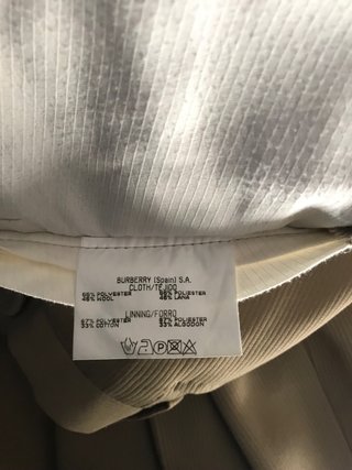 Pantalón Burberry Beige Hombre