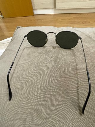 Gafas Ray-Ban Round Metal Negro/Plata