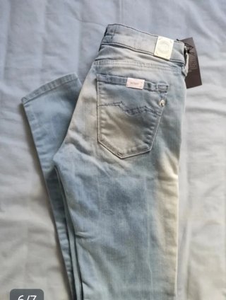 Pantalones vaqueros Replay mujer LUZ azul
