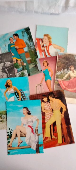 Lote Postales Antiguas Variadas