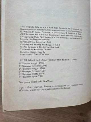 Matematica pratica per l'handicappato