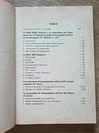 Matematica pratica per l'handicappato