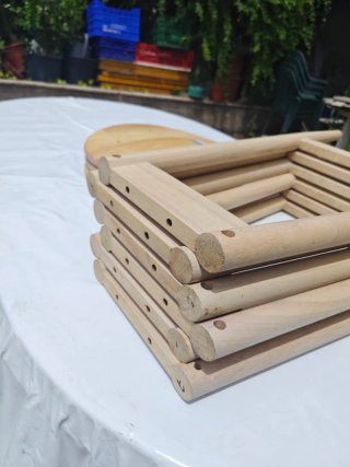 Taburetes de madera diseño