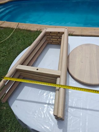 Taburetes de madera diseño