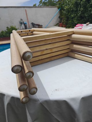 Taburetes de madera diseño