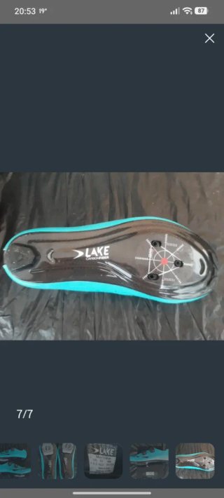 Zapatillas Ciclismo Lake Azul
