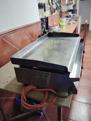 Plancha industrial de gas