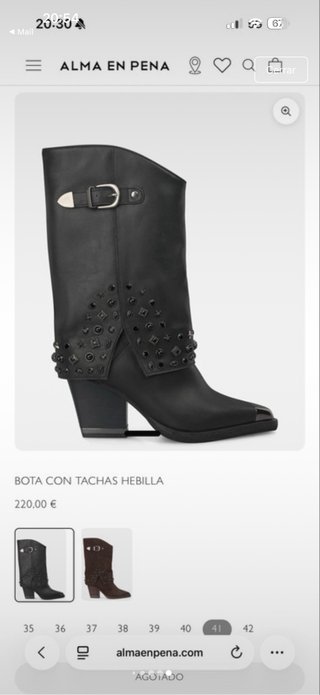 Botas Alma en Pena usados 20 minutos!