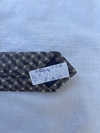Cravatta Enrico Coveri Vintage Seta Grigia