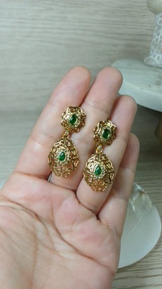 Pendientes Vintage Chapado Oro 18k Oriana