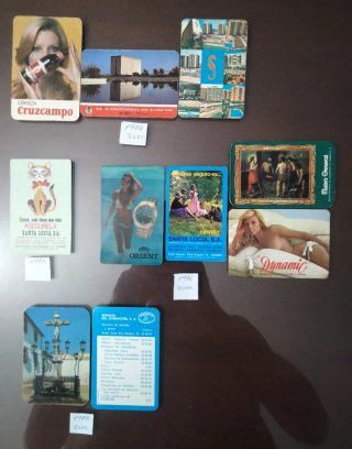 LOTE DE 150 CALENDARIOS DESDE 1959 A 1983