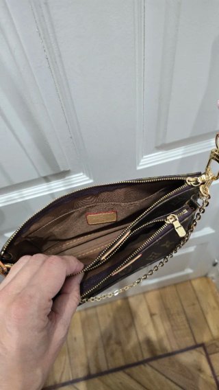 Multi Pochette Louis Vuitton Marrón/Rosa