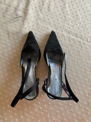 Zapatos Slingback Negros - Para Restaurar