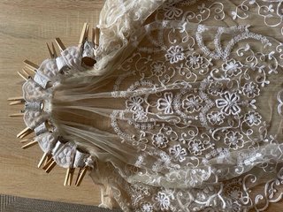 Mantilla Novia Alicantina Adulta Encaje + delantal