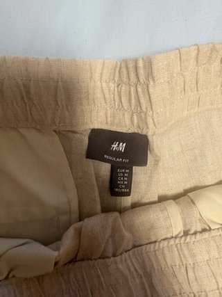 Pantalones cortos hombre marrón y beige Talla M