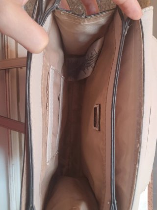 Bolso Guess Beige/Dorado Original