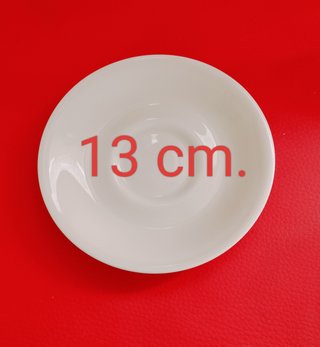 6 Platos Limoges Crema