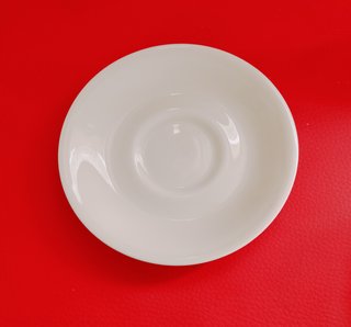 6 Platos Limoges Crema