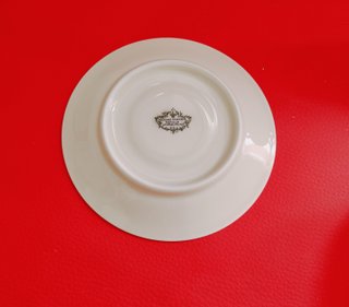 6 Platos Limoges Crema