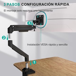 Soporte de escritorio para monitor de 13-49"