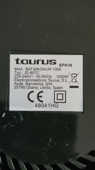 Batidora Taurus 1000W
