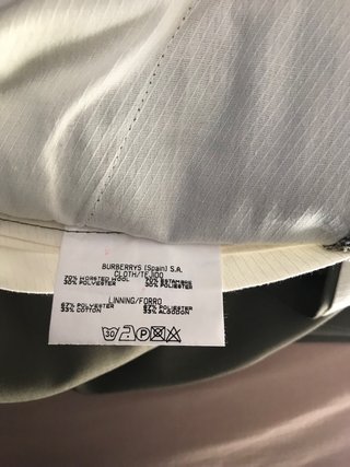 Pantalón Burberry Verde Hombre