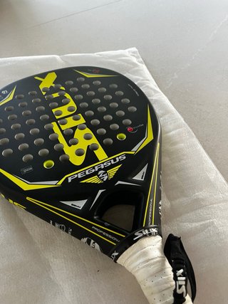 Pala Padel Siux Pegasus 3K Negra y Amarilla