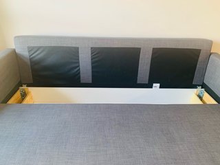Sofá Cama IKEA Gris Tela
