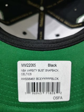 Gorra NBA Boston Celtics Mitchell & Ness original