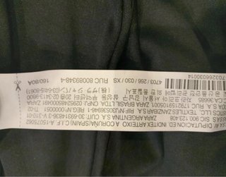 Vestido Zara Lentejuelas Azul Eléctrico y Negro
