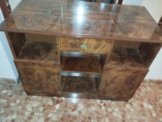 Entradita de madera con espejo