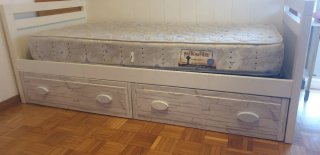 Cama nido infantil con cajones