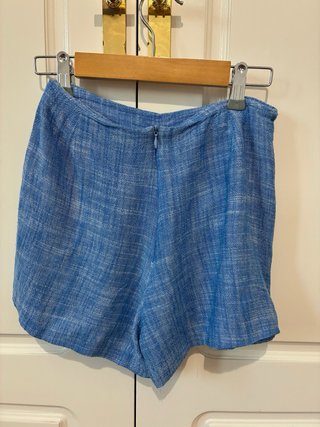 Falda-pantalón azul Stradivarius