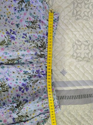 Falda larga estampada floral