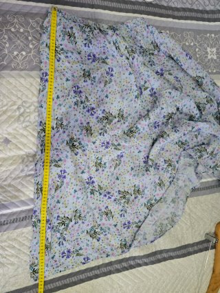 Falda larga estampada floral
